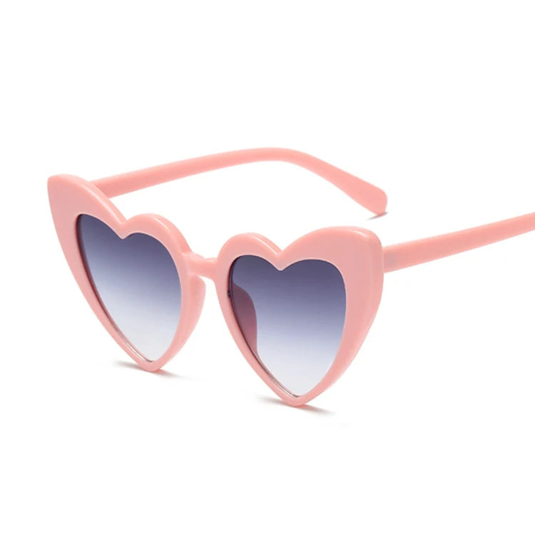 Heart Shape Cat Eye Sunglasses - UV400 Retro Shades