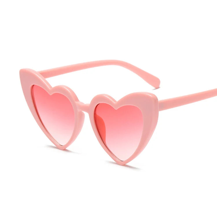 Heart Shape Cat Eye Sunglasses - UV400 Retro Shades