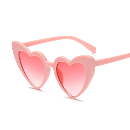 Heart Shape Cat Eye Sunglasses - UV400 Retro Shades