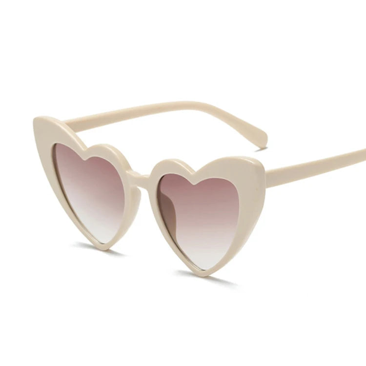 Heart Shape Cat Eye Sunglasses - UV400 Retro Shades