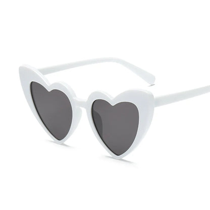 Heart Shape Cat Eye Sunglasses - UV400 Retro Shades