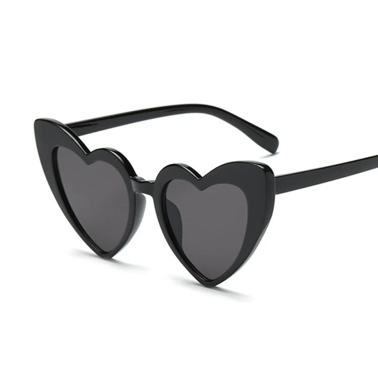 Heart Shape Cat Eye Sunglasses - UV400 Retro Shades