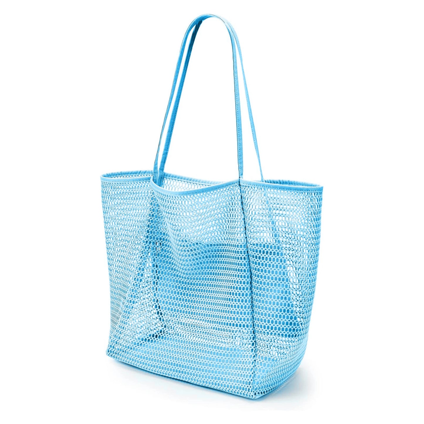 Foldable Mesh Beach Tote Bag - Large Capacity