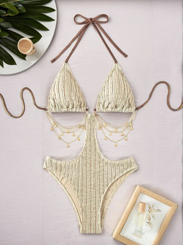 Push-Up One-Piece Swimsuit