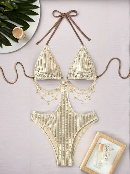 Push-Up One-Piece Swimsuit