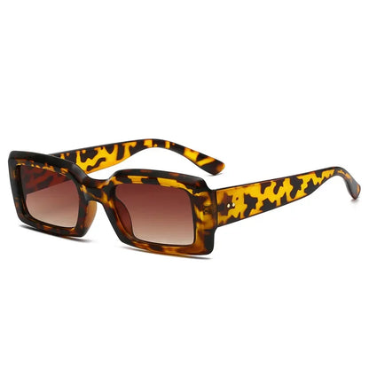 Small Rectangle Jelly Sunglasses - UV400 Trend Shades
