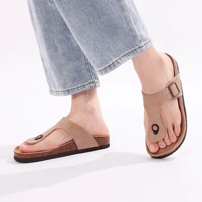 Soft Cork Flip Flops - Comfort Flat Sandals