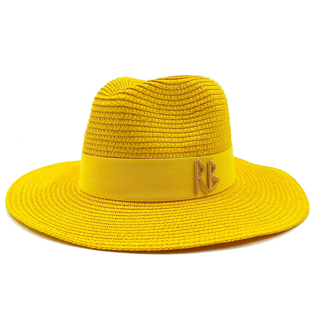 Bow Ribbon Flat-Top Straw Sun Hat - Vacation Style