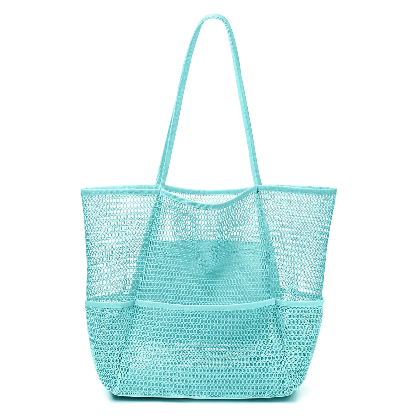 Foldable Mesh Beach Tote Bag - Large Capacity