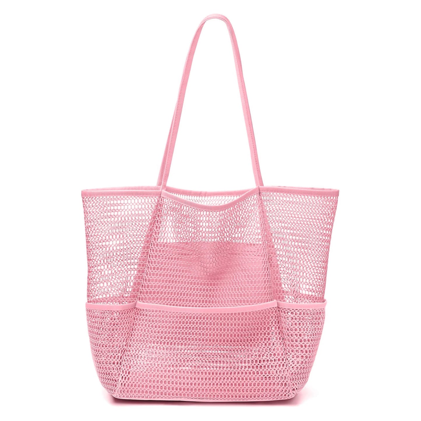 Foldable Mesh Beach Tote Bag - Large Capacity