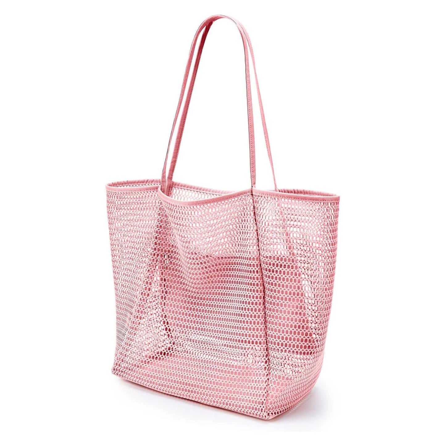 Foldable Mesh Beach Tote Bag - Large Capacity